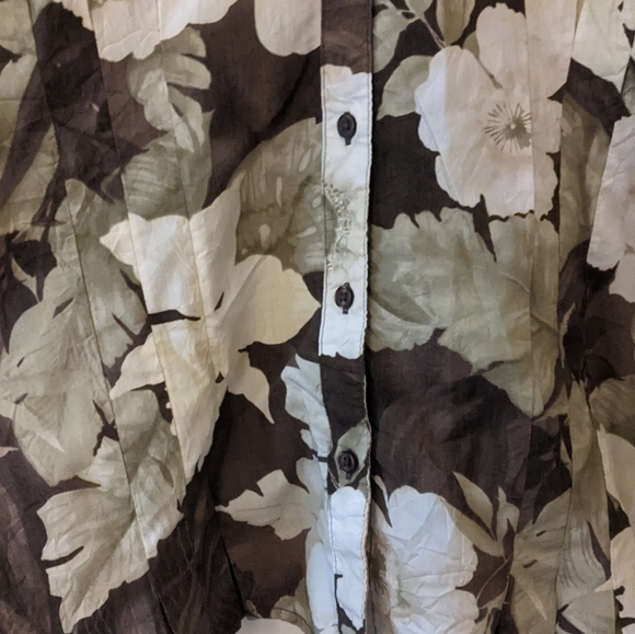Caribbean Joe Hawaiian Button Up 2XL womens - Picture 3 of 8